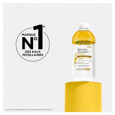 Garnier SkinActive Micellaire Biphase Tout en 1 400 ml