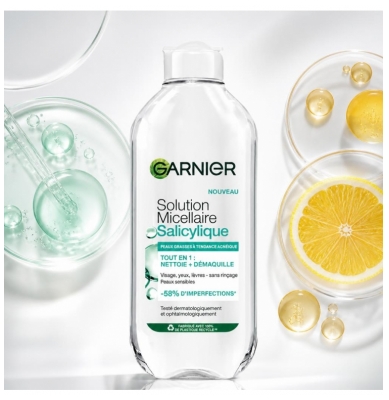 Garnier Salicylic Micellar Solution All in 1 400 ml