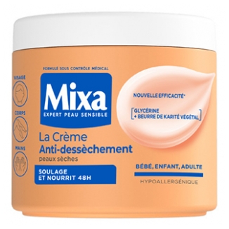 Mixa Dry and Sensitive Skin Cream 400 ml