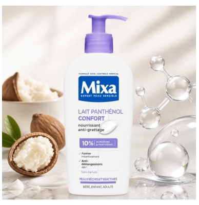 Mixa Leite Panthénol Confort 250 ml