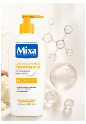 Mixa Niasiiniamidi Hehkua Korjaava Maito 250 ml