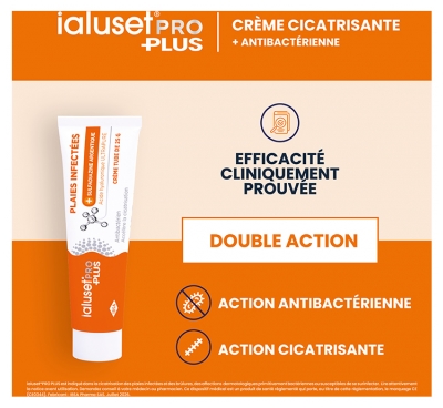 IBSA IALUSET PRO Plus Plaies Infectées 25 g