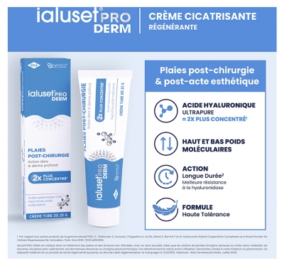IBSA IALUSET PRO Derm Plaies Post-Chirurgie 25 g