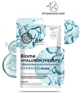 Natura Siberica Lab Biome Hyaluron Therapy Hydrogel Masker Hyaluronzuur 30 g