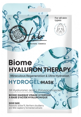 Natura Siberica Lab Biome Hyaluron Therapy Hydrogel Masker Hyaluronzuur 30 g