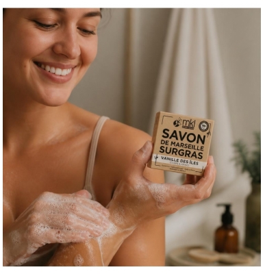 MKL Green Nature Savon de Marseille Surgras Vanille des Îles 100 g
