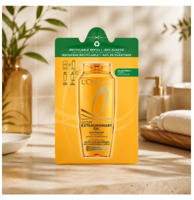 L'Oréal Paris Elseve Huile Extraordinaire Deep Nourishing Eco-Recharge Shampoo 250 ml