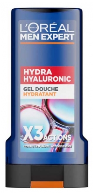 Men Expert Gel de Ducha Hidratante Hydra Hyaluronic Triple Acción 300 ml
