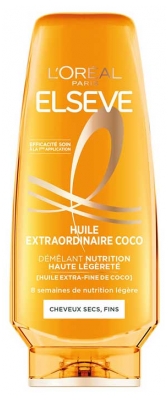 L'Oréal Paris Elseve Huile Extraordinaire Coco Entwirrende Spülung Nährpflege Hohe Leichtigkeit 200 ml
