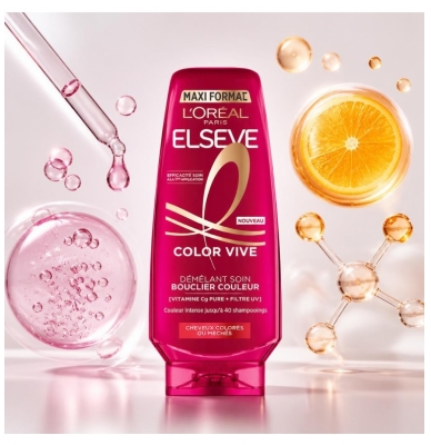 L'Oréal Paris Elseve Color Vive Entwirrungsspülung Pflege Farbschild 400 ml