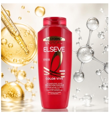 L'Oréal Paris Elseve Color Vive Champô Cuidado Proteção Cor 500 ml
