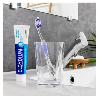 Elgydium Diffusion Brosse à Dents Medium - Couleur : Bleu
