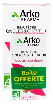 Arkopharma Arkogélules Levure de Bière Bio 150 Gélules + 45 Gélules Offertes