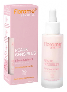 Florame Sensitive Sérum Apaisant Peaux Sensibles Bio 30 ml