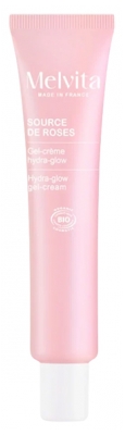 Melvita Source de Roses Gel-Crème Hydra Glow Éclat Rosé Bio 40 ml