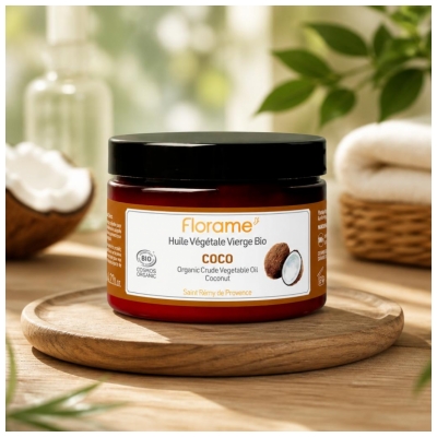 Florame Huile Végétale Vierge Coco Bio 125 ml