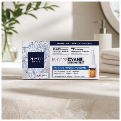 Phyto Phytocyane Intensive+ Antichute Progressive Homme 12 x 5 ml
