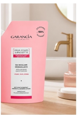 Garancia Source Micellaire Enchantée Micellair Reinigingswater Rose D'Antan Eco-Refill 400 ml