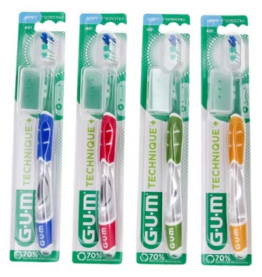 GUM Brosse à Dents Technique+ 491