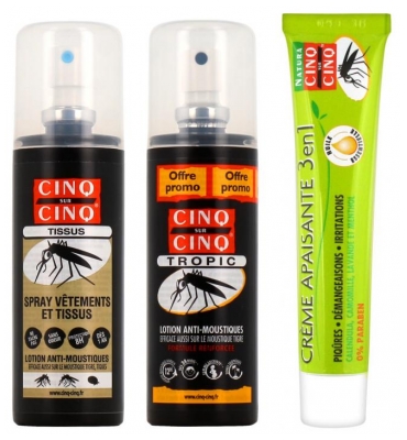 Cinq sur Cinq Anti-Moustiques Routine Protection Anti-Moustiques et Apaisement