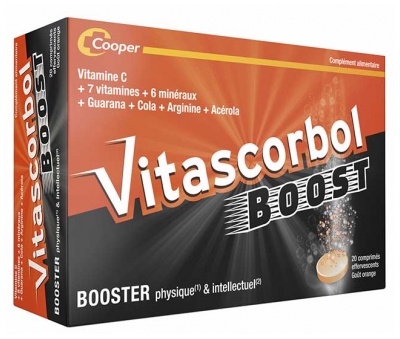 Vitascorbol Boost Booster 20 Comprimés Effervescents