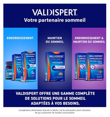 Valdispert Sommeil Rapide Extra Fort 1,9 mg 40 Comprimés Orodispersibles