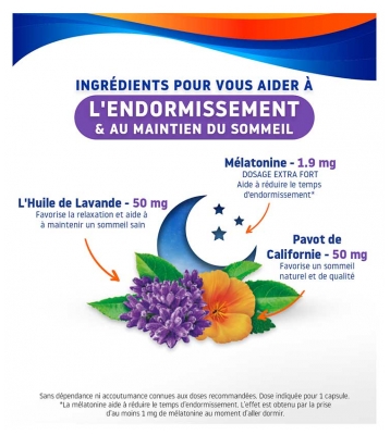 Valdispert Mélatonine 1,9 mg 4 Actions 30 Capsules