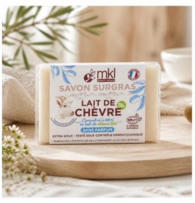 MKL Green Nature Organic Goat Milk Unscented Superfatting Soap 100 g