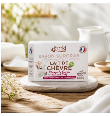 MKL Green Nature Bioloģiskā kazu piena treknās ziepes “Piens Gludums” 100 g