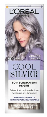 L'Oréal Paris Cool Silver Verschönernde Grau-Pflege 114 ml - Haarfärbung: Satiniertes Silber