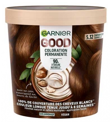 Garnier Good Permanent Hårfarve Uden Ammoniak 160 ml - Farve: 5.32 Golden Chestnut Cinnamon