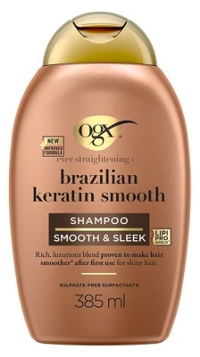 Ogx Shampoing Kératine du Brésil 385 ml