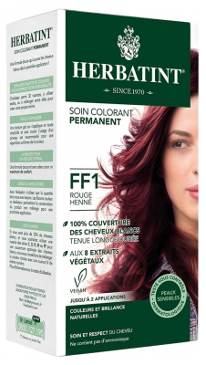 Herbatint Cuidado Colorante Permanente 150 ml - Cor: FF1 Vermelho Henna
