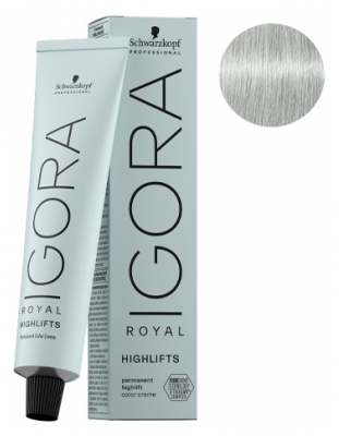 Schwarzkopf Igora Royal Highlifts Colore Permanente per Capelli 10-21 Schiaritura Fumo Cenere