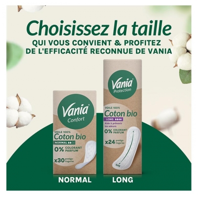 Vania Confort Coton Bio Normal 30 Protège-Lingeries