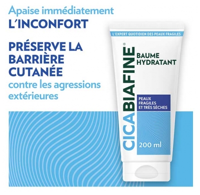 CicaBiafine Baume Hydratant Anti-Dessèchement 200 ml