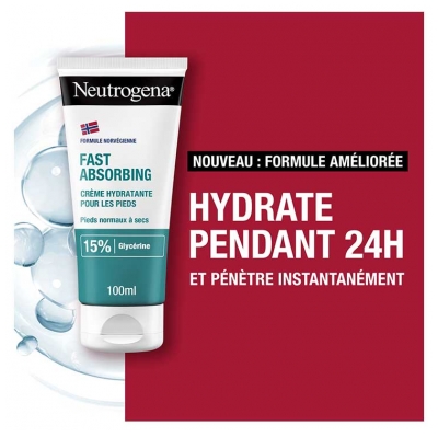 Neutrogena Crème Pieds Absorption Express 100 ml
