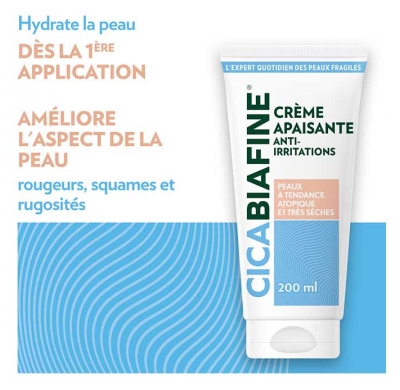 CicaBiafine Crème Anti-Irritations Nourrissante Lot de 2 x 200 ml
