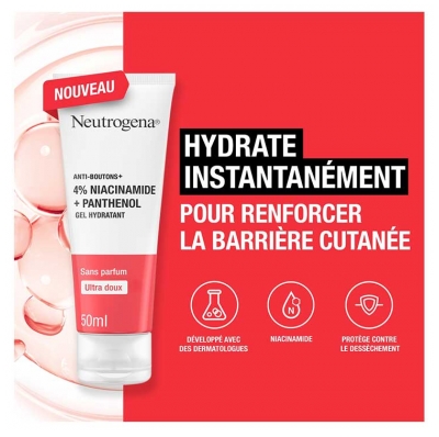 Neutrogena Anti-Boutons + Gel Hydratant Sans Parfum 50 ml