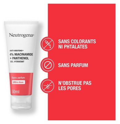 Neutrogena Anti-Boutons + Gel Hydratant Sans Parfum 50 ml