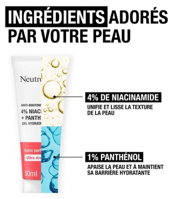 Neutrogena Anti-Boutons + Gel Hydratant Sans Parfum 50 ml