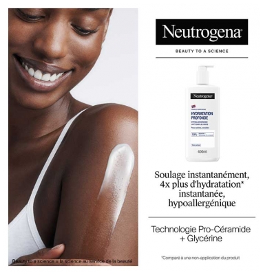 Neutrogena Hydratation Profonde Lait Corps Hypoallergénique 400 ml