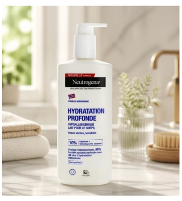 Neutrogena Tiefe Feuchtigkeitsversorgung Hypoallergene Körpermilch 400 ml