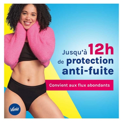 Vania Culotte de Règles Flux Abondant 1 Culotte - Taille : XL/XLL