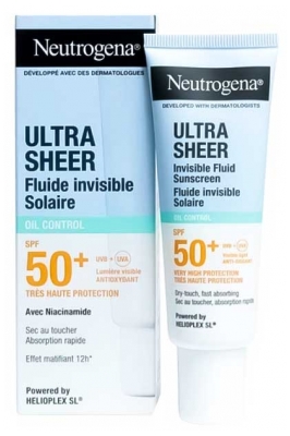 Neutrogena Ultra Sheer Fluide Invisible Solaire Oil Control SPF50+ 50 ml