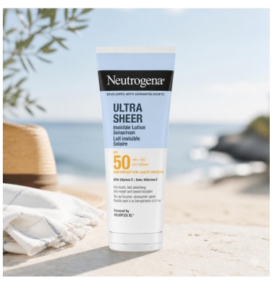 Neutrogena Ultra Sheer Lait Invisible Solaire SPF50 200 ml