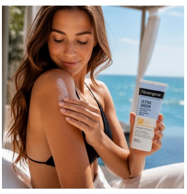 Neutrogena Ultra Sheer Lait Invisible Solaire SPF50 200 ml