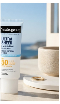 Neutrogena Ultra Sheer Fluide Invisible Solaire Hydratation SPF50 50 ml