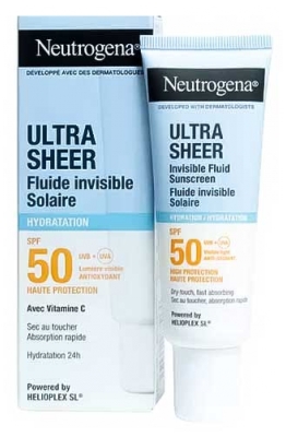 Neutrogena Ultra Sheer Fluide Invisible Solaire Hydratation SPF50 50 ml