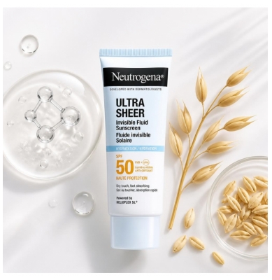 Neutrogena Ultra Sheer Invisible Fluid Sun Hydration SPF50 50 ml